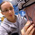 Anna Hatton, qualified physiotherapist and Research Assistant in Teesside University’s Health & Social Care Institute, pictured carrying out research