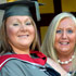 Ros White with her daughter Melissa who has graduated from the School of Health & Social Care.