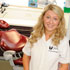 Holly Trewren at Teesside University Dental Practice. 