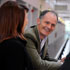 Richard Klein talks to Teesside students.