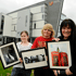 Winners of last year's competition - Callum Muxworthy, Violet Ferguson and Pauline Pentony.