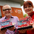 Mark Wheatley and Beccy Phillips with their Student Nursing Times awards
