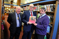 Lord Sawyer of Darlington with the Leader of Darlington Council, Councillor Bill Dixon and Deputy Mayor Councillor Charles Johnson.