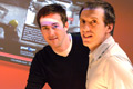 Anthony Borsumato (right) who launched 13 Strides with his cousin Kevin Allinson (left).