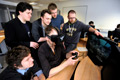 Christian Frausig with some of the UnderCurrent team.