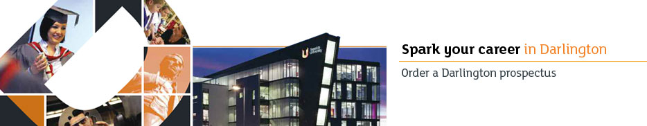 Spark your career in Darlington - Order a prospectus
