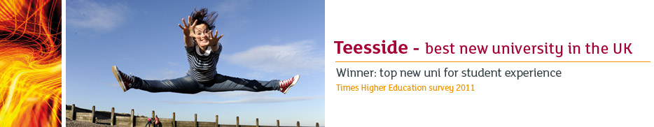 Teesside – best new university in England - Times Higher Education survey 2010