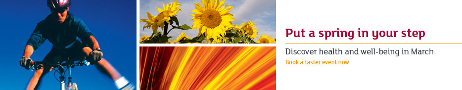 Put a spring in your step - Discover health and well-being in March