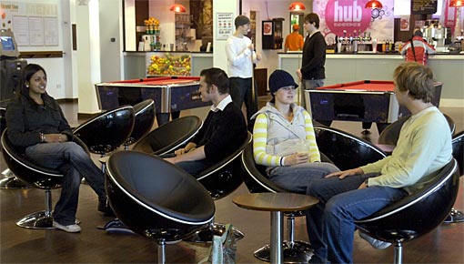 Relaxing at the Hub