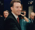 Peter Mandelson, then Secretary of State for Trade and Industry, opens the Innovation and Virtual Reality centre in 1998 – now the Stephenson Building.