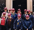 2000: Children on the University’s Meteor programme to widen participation in higher education visit 10 Downing Street.