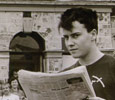 Students decorate King Edward’s Square during rag week in 1983