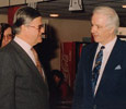 Kenneth Baker, then Secretary of State for Education, officially opens Teesside Polytechnic as an independent higher education corporation in 1989