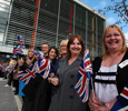 Link to View the pictures of Princess Anne opens campus showpiece.