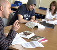 English students in the Learning Resource Centre. Link to English students in the Learning Resource Centre.