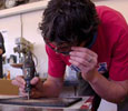 Graphic design students in Design Workshops. Link to Graphic design students in Design Workshops.