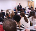 Lecture theatre. Link to Lecture theatre.