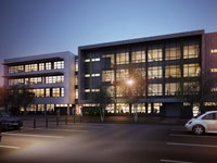 An artist’s impression of the £13m sport and health sciences building.