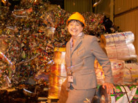 Christine Parry, from the University's Clean Environment Management Centre. Christine Parry, from the University's Clean Environment Management Centre.