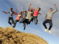 Students at Teesside University which has shot up the Guardian University Guide rankings. Students at Teesside University which has shot up the Guardian University Guide rankings.