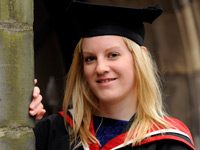 Teesside graduate Lucy Watts who is working in forensics - 3901