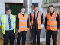 Garry Evans, Project Manager Sustainable Technologies Project Team, Martin Howes, Christopher Soley, General Manager and Director at Camerons Brewery and Barry Cuthbert, Chief Engineer at Camerons Brewery.
Garry Evans, Project Manager Sustainable Technologies Project Team, Martin Howes, Christopher Soley, General Manager and Director at Camerons Brewery and Barry Cuthbert, Chief Engineer at Camerons Brewery.
