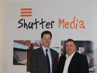 Steve Hale from Shutter Media with Deputy Prime Minister Nick Clegg Steve Hale from Shutter Media with Deputy Prime Minister Nick Clegg