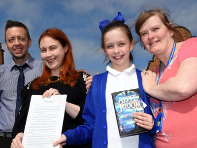 Pictured from left: Annabelle's dad Peter Foulds, Teesside University academic Gabrielle Kent, Annabelle Foulds and Annabelle's mum Dorothy Foulds.
Pictured from left: Annabelle's dad Peter Foulds, Teesside University academic Gabrielle Kent, Annabelle Foulds and Annabelle's mum Dorothy Foulds.