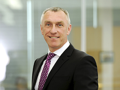Vice-Chancellor Professor Paul Croney. Link to Teesside University continues to climb the league tables.