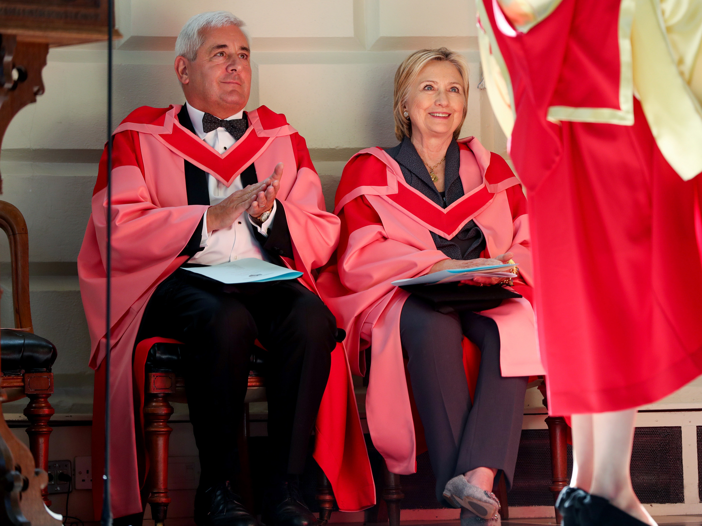 Paul Drechsler CBE alongside former US Presidential candidate Hillary Clinton. Paul Drechsler CBE alongside former US Presidential candidate Hillary Clinton.