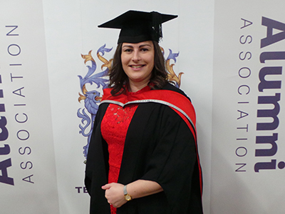 Annabel Law. Link to Two reasons to celebrate for award-winning graduate.