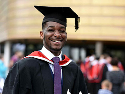 Yacouba Traore. Link to Hats off to Yacouba - graduation pride for former asylum seeker.
