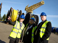 Professor Graham Henderson, Vice-Chancellor visits Wellstream with Dr Ahmed Abbas