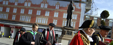 Teesside University, Darlington graduation. Link to View the pictures of Graduating from the University of the Year – in Darlington.
