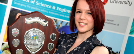 Emma Smith, who has been named Young Scientist of the Year 2013 . Link to National science award winner Emma has the recipe for success .