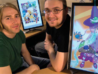 Teesside graduates David Hankin (l) and Marc Williamson (r) of gaming software firm Halch