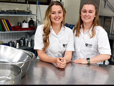 Jess Pearse (left) and Sophie Kendall (right). Link to View the pictures.