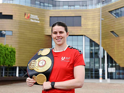Boxing champion to share her story back home on Teesside. Link to Boxing champion to share her story back home on Teesside.
