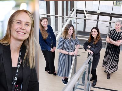 Rosie Jones, pictured left, and the LEIT team. Link to View the pictures.