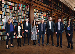Lucy Davison, pictured fourth from left, with the ICE President's Future Leaders for 2022-23