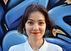 Bianca Iancu, who created this year's Animex character mascot
