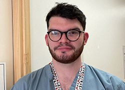 Nursing student Joseph Morley