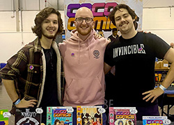 Left to right: Theo Pickering, Tom Philipson and James Brady