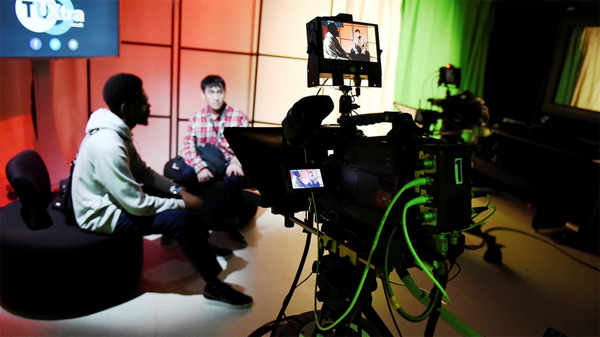 Athena broadcast news studio
