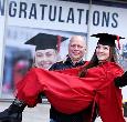 Students celebrating Graduation May 2025