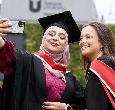 Students celebrating Graduation