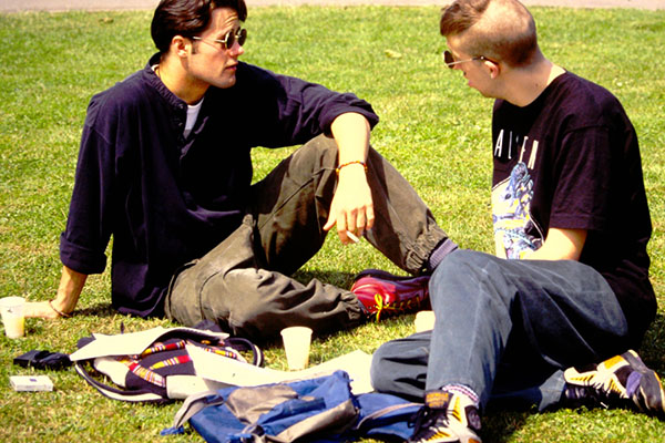 Students in the 90s