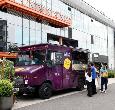 View larger image of Food truck at Here Eat building Outside Food truck at Here Eat building Outside