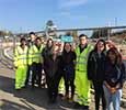 Visit to the A19/A1058 Silverlink Junction construction project in Newcastle-Upon-Tyne
