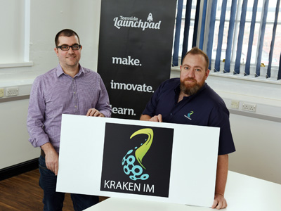 Geoff and Ian Cornwell of Kraken IM. Link to New software could save millions for engineering construction projects.